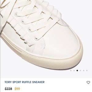 Tory Sport Ruffle Sneakers - Pink